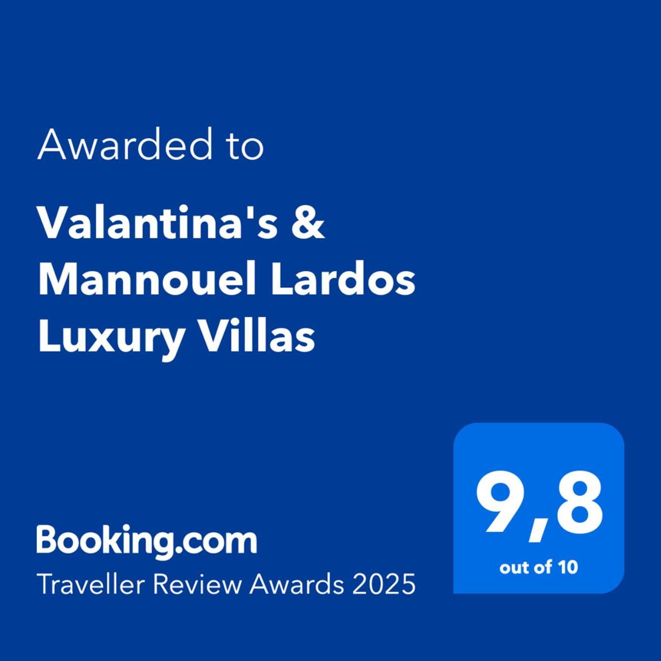 Valantina'S & Mannouel Lardos Luxury Villas Extérieur photo